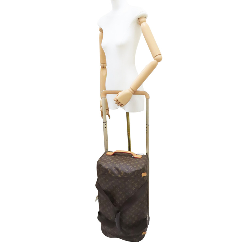 棕色 原花 帆布 HORIZON SOFT DUFFLE 55 行李箱【LOUIS VUITTON LV 路易威登】 M20109-7