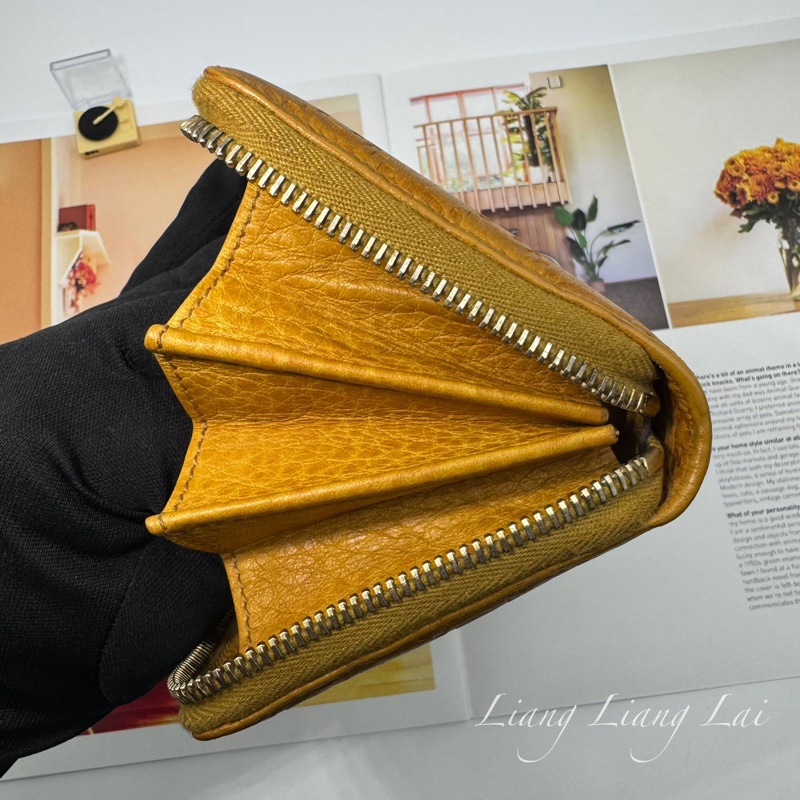 GUCCI 古馳 雙G壓紋竹節流蘇拉鏈棕色長夾-12