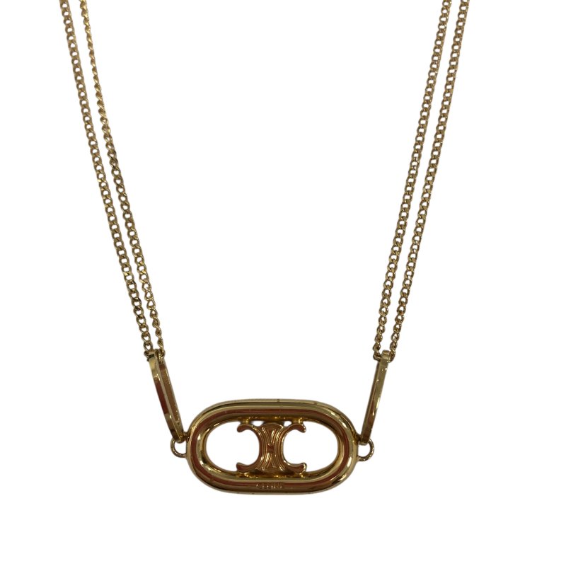 CELINE 凱旋門合金項鍊-0