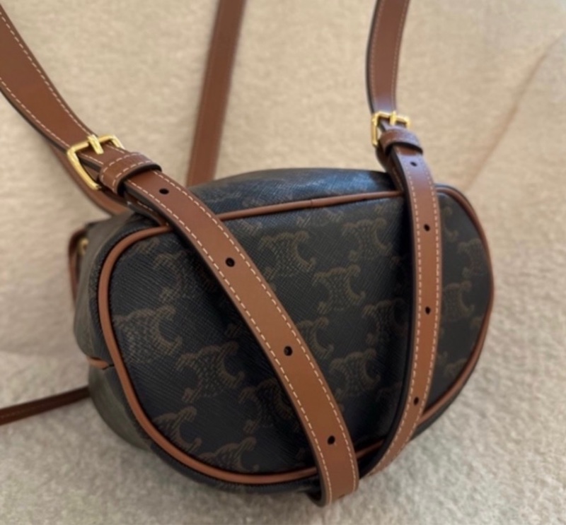 【全🆕】Celine 黑色老花小背包 folco backpack tan 雙肩包-4