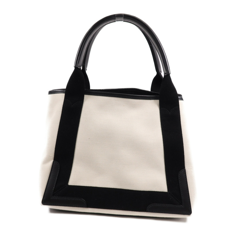 BALENCIAGA 帆布Navy Cabas Small銀扣手挽袋-1