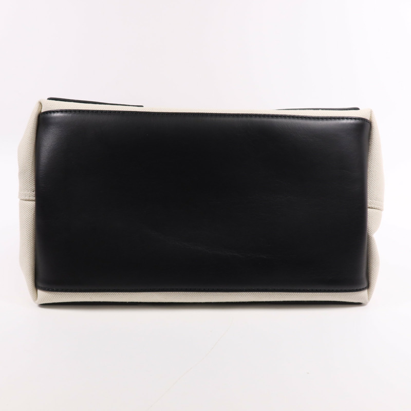 BALENCIAGA 帆布Navy Cabas Small銀扣手挽袋-4