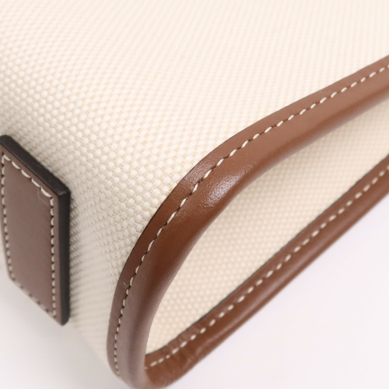 BURBERRY 帆布Freya金扣手挽肩背兩用袋-10