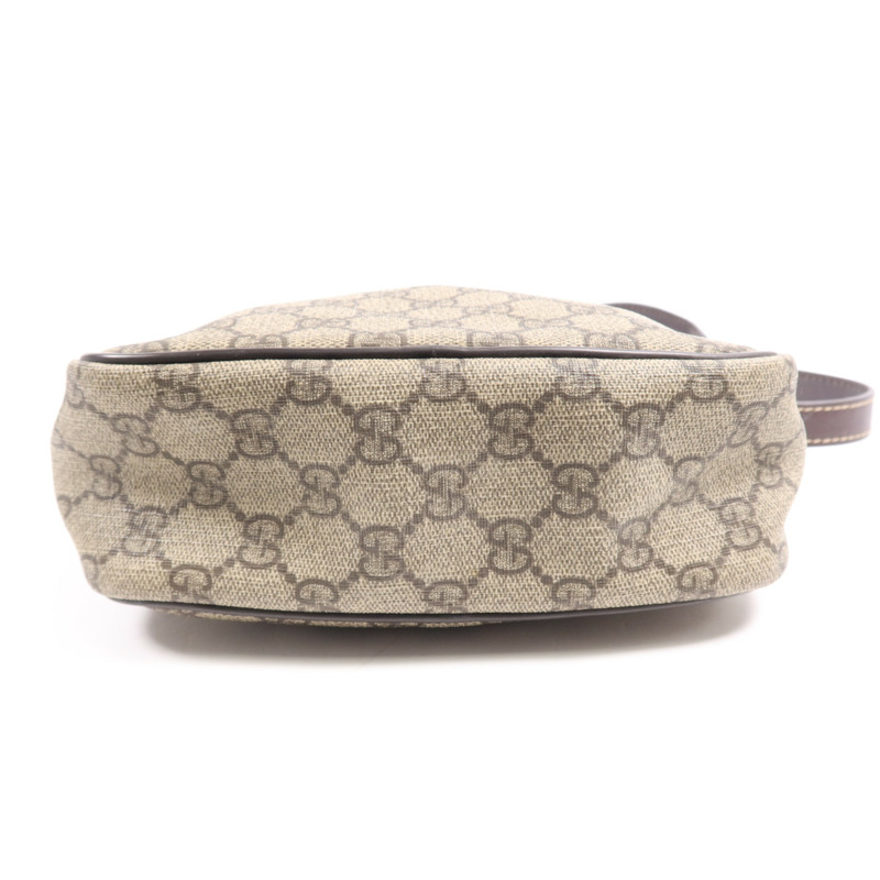 GUCCI 塗層帆布Shoulder Bag金扣肩背袋-3