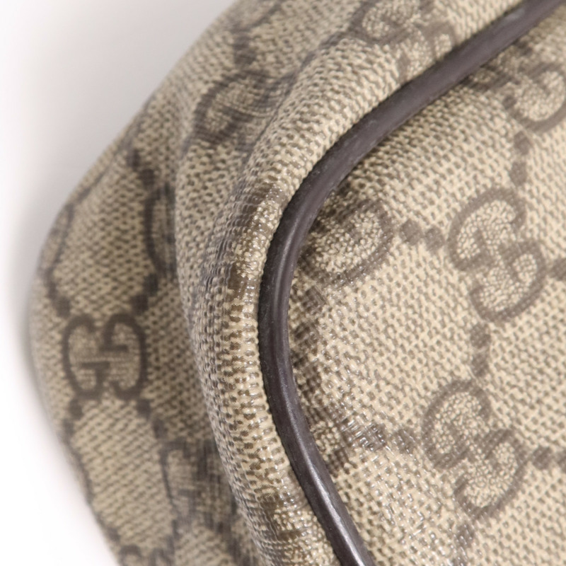 GUCCI 塗層帆布Shoulder Bag金扣肩背袋-7