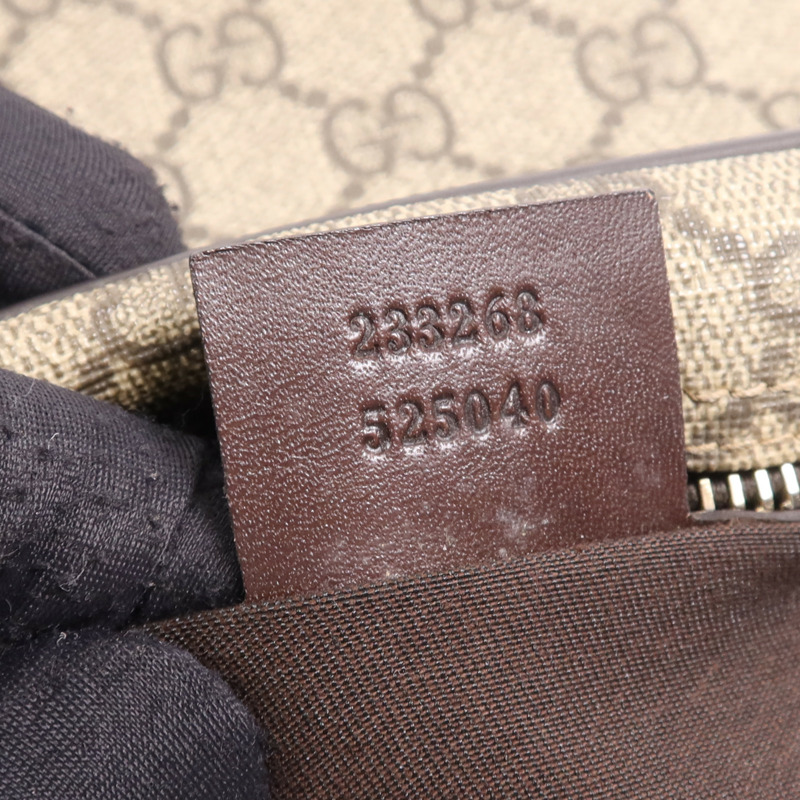 GUCCI 塗層帆布Shoulder Bag金扣肩背袋-13