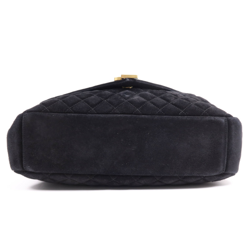 YVES SAINT LAURENT 麂皮皮革Envelope Large金扣鏈帶肩背袋-3