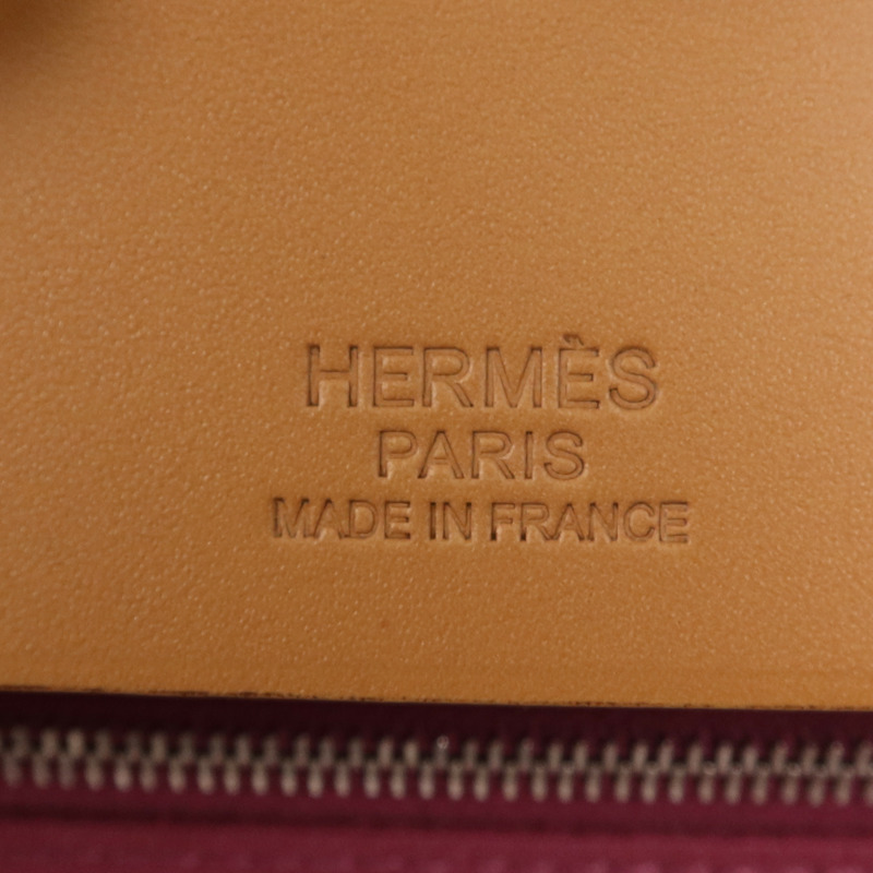 HERMES 帆布Herbag 50銀扣手挽肩背兩用袋Tosca-8