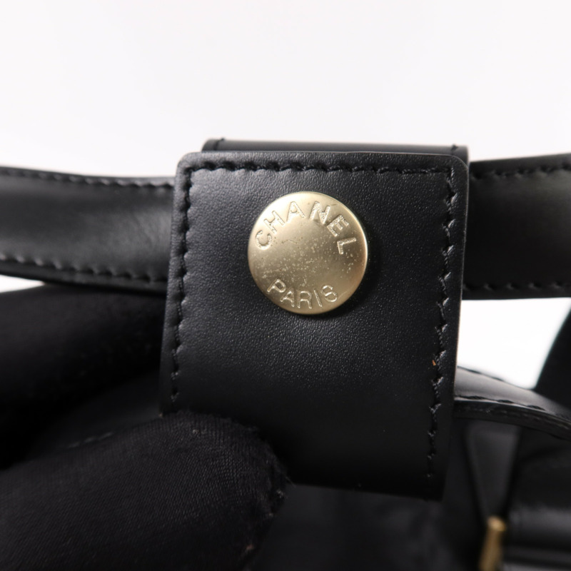 CHANEL 尼龍Carry Bag銀扣手挽袋-13