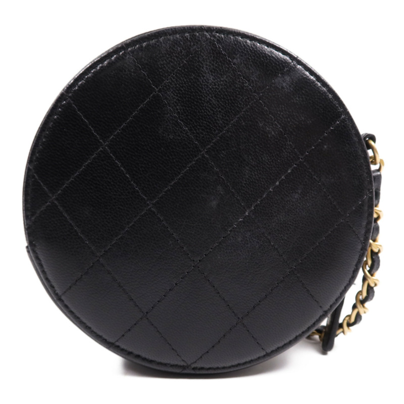 CHANEL 牛皮皮革Chain Shoulder Bag金扣鏈帶肩背袋-1