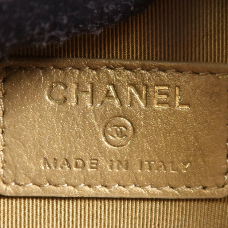 CHANEL 牛皮皮革Chain Shoulder Bag金扣鏈帶肩背袋-5