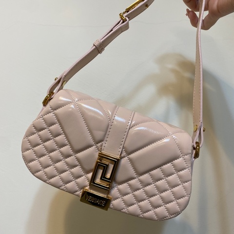 趙露思同款 versace mini bag 迷你肩背包 皮粉色小包 許我耀眼同款