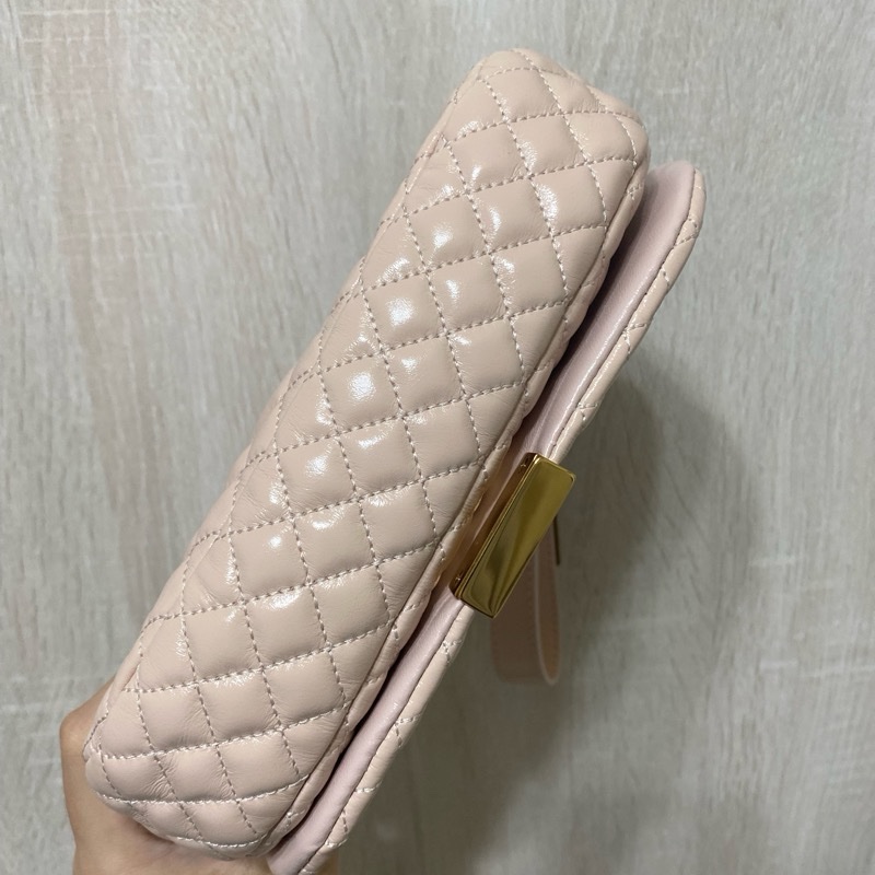 趙露思同款 versace mini bag 迷你肩背包 皮粉色小包 許我耀眼同款-2