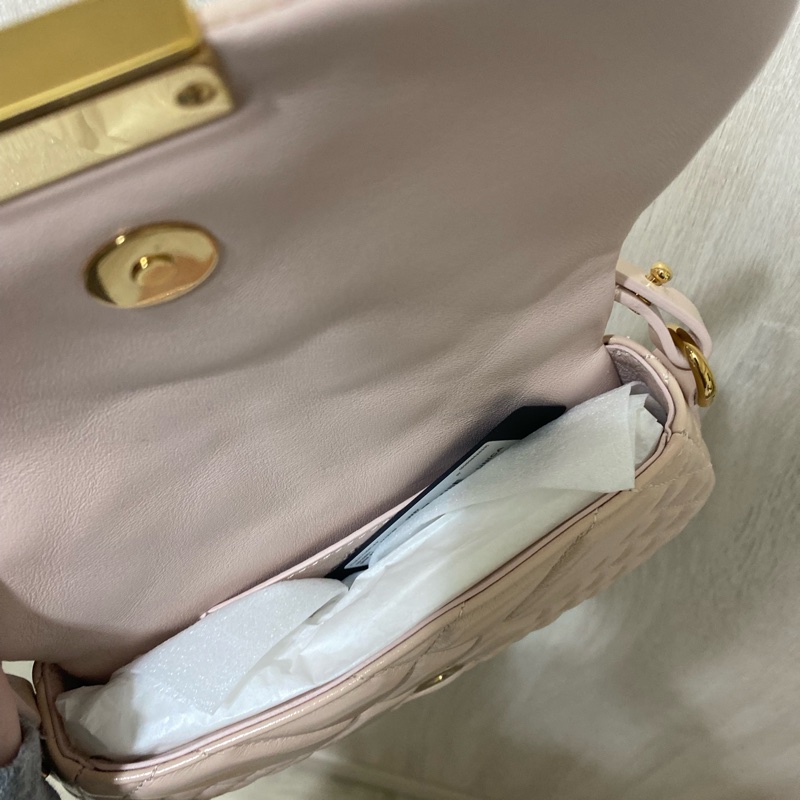 趙露思同款 versace mini bag 迷你肩背包 皮粉色小包 許我耀眼同款-8