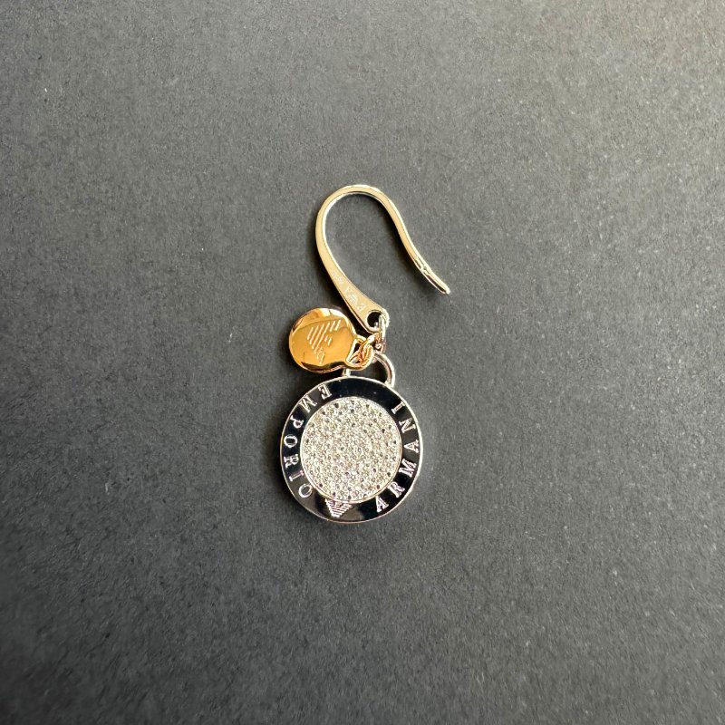 Emporio Armani 垂墜耳環|超溫柔的銀金雙色搭配-4