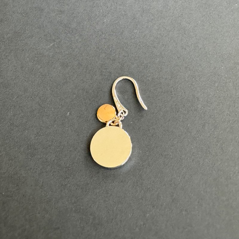 Emporio Armani 垂墜耳環|超溫柔的銀金雙色搭配-5