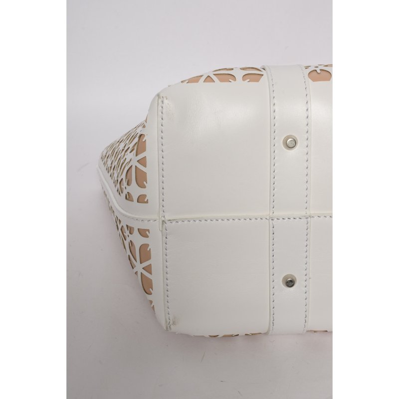 ALEXANDER MCQUEEN 鏤空小牛皮Legend托特包-7