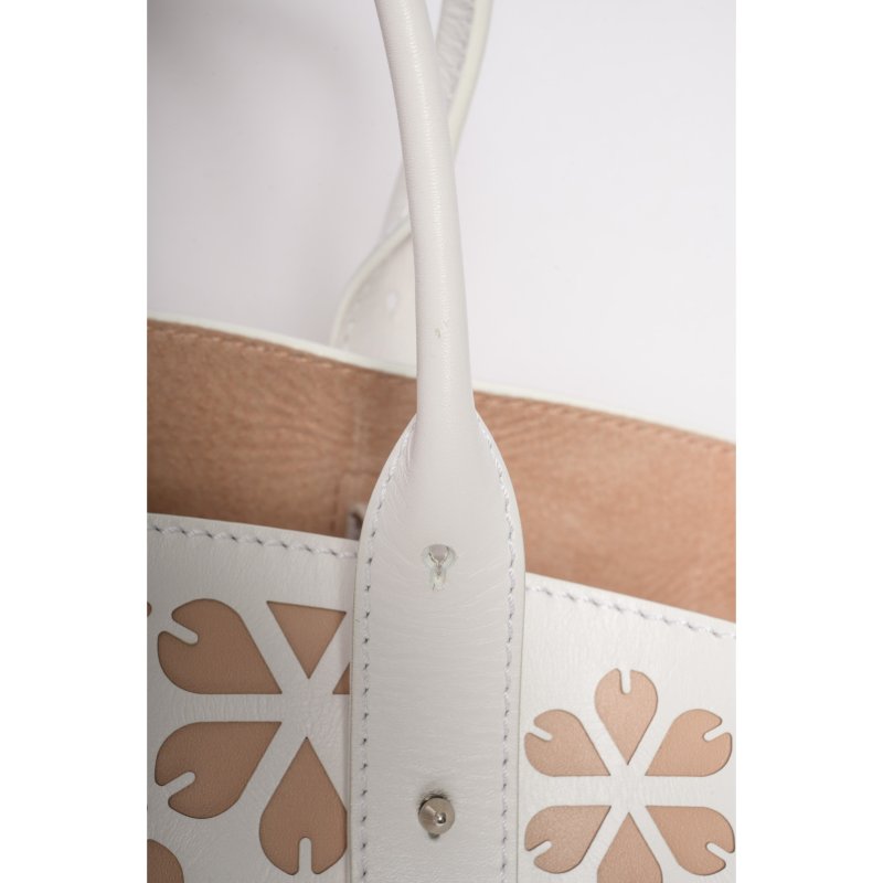 ALEXANDER MCQUEEN 鏤空小牛皮Legend托特包-9