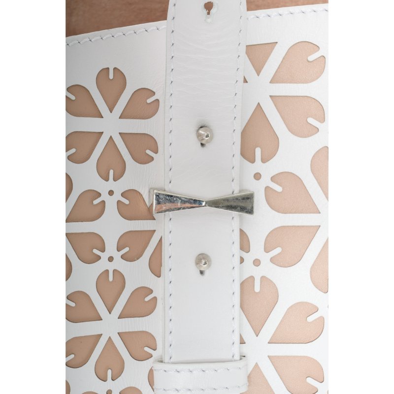 ALEXANDER MCQUEEN 鏤空小牛皮Legend托特包-11