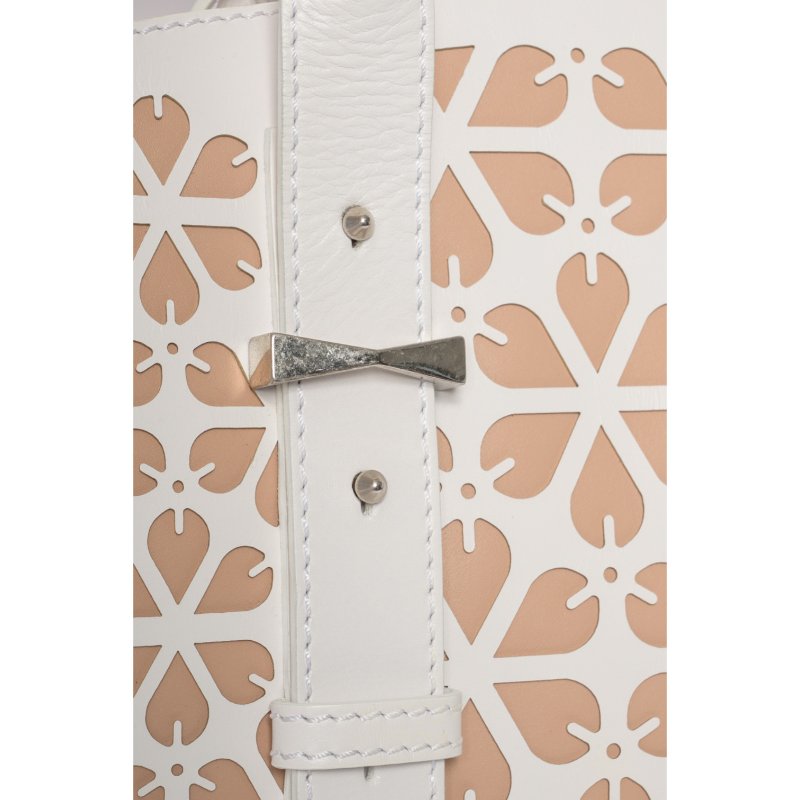 ALEXANDER MCQUEEN 鏤空小牛皮Legend托特包-12