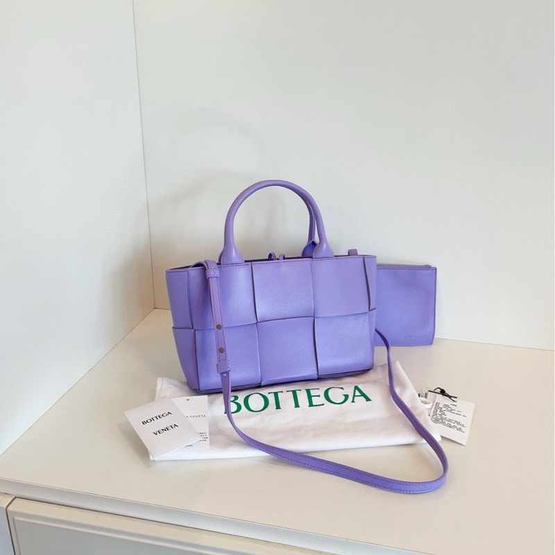 【99新🆕】BV Arco Tote 六格大編織全皮子母托特包 迷你 mini手提包 斜挎包 單肩包-1