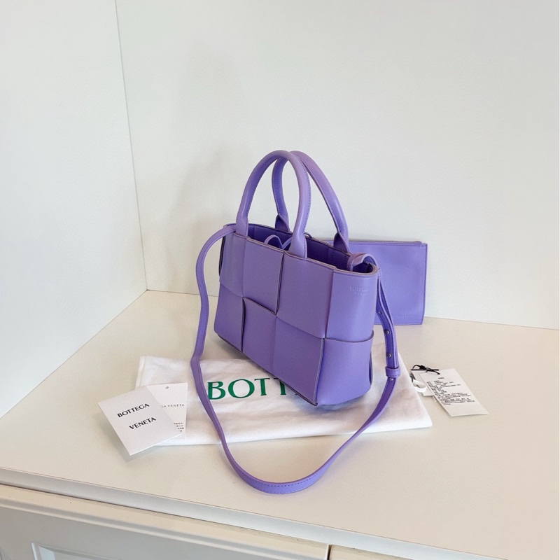 【99新🆕】BV Arco Tote 六格大編織全皮子母托特包 迷你 mini手提包 斜挎包 單肩包-3