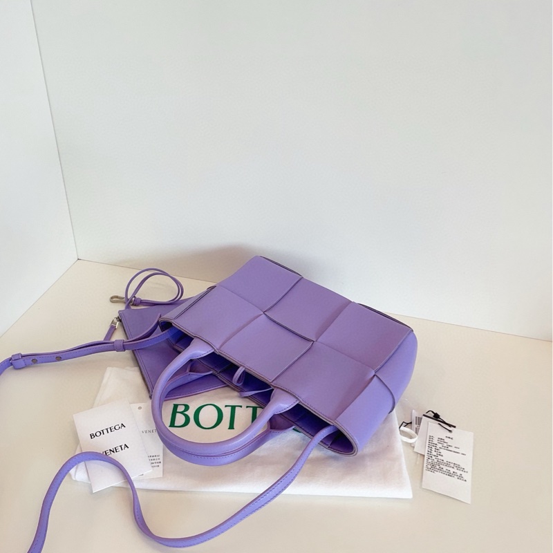 【99新🆕】BV Arco Tote 六格大編織全皮子母托特包 迷你 mini手提包 斜挎包 單肩包-6