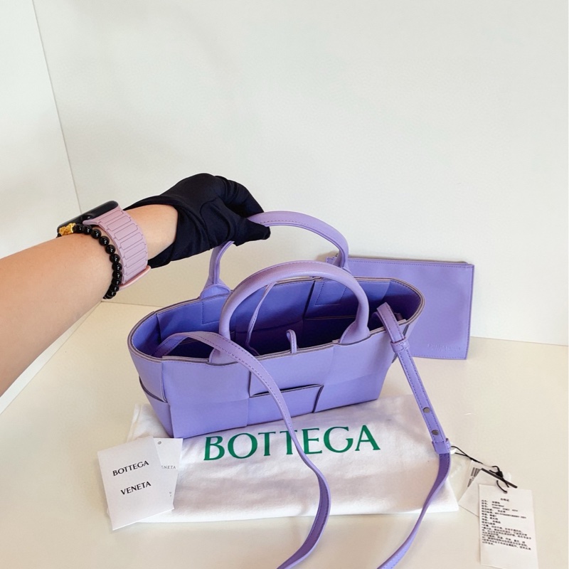 【99新🆕】BV Arco Tote 六格大編織全皮子母托特包 迷你 mini手提包 斜挎包 單肩包-7