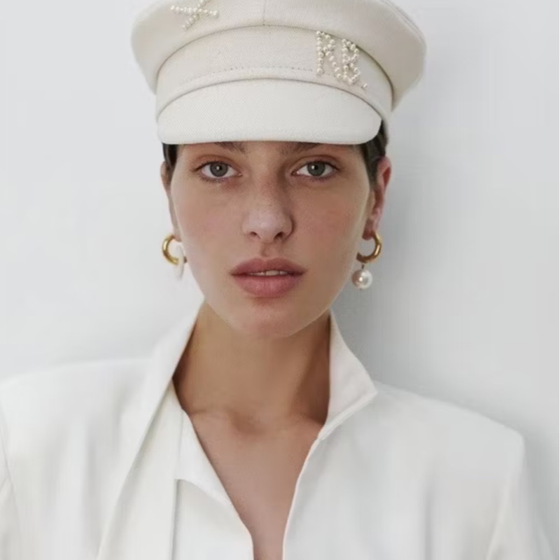 昆凌愛牌Ruslan Baginskiy RB 珍珠報童帽(全新收藏品)-9