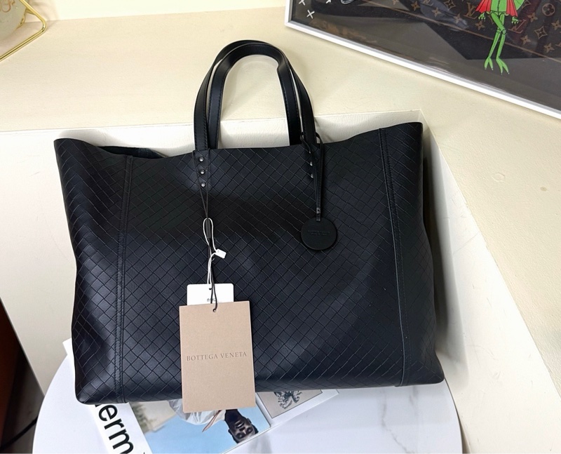 BV黑色編織托特-3