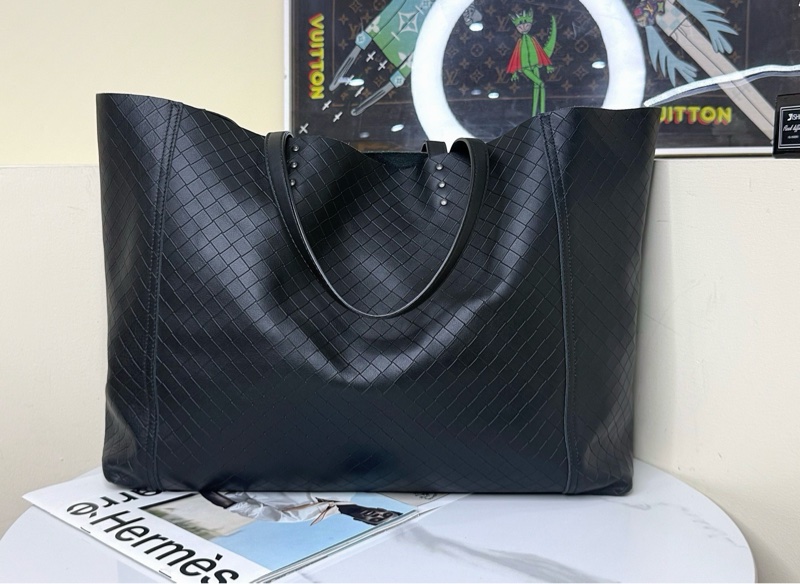 BV黑色編織托特-4