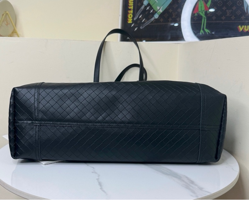 BV黑色編織托特-5