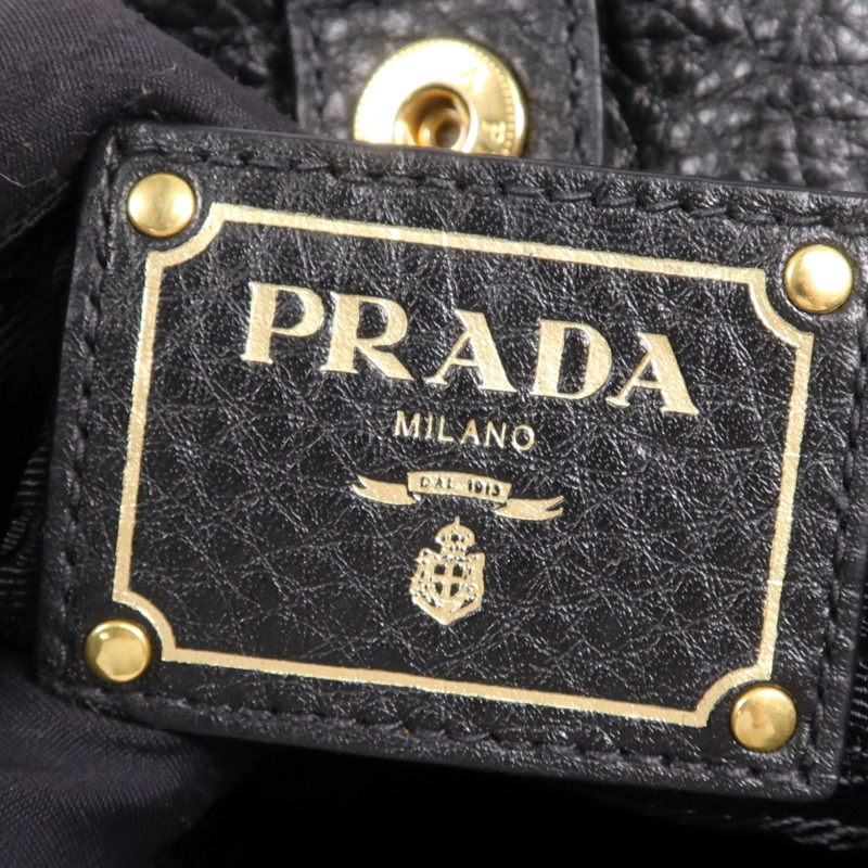 PRADA 尼龍2 Way Shoulder Bag金扣手挽肩背兩用袋-5