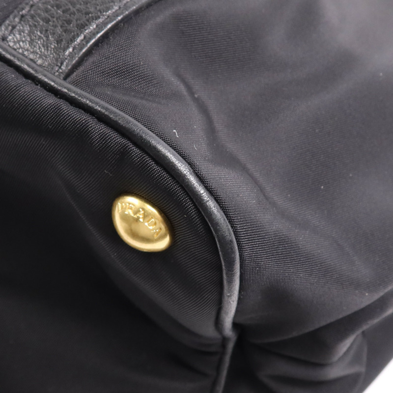 PRADA 尼龍2 Way Shoulder Bag金扣手挽肩背兩用袋-8