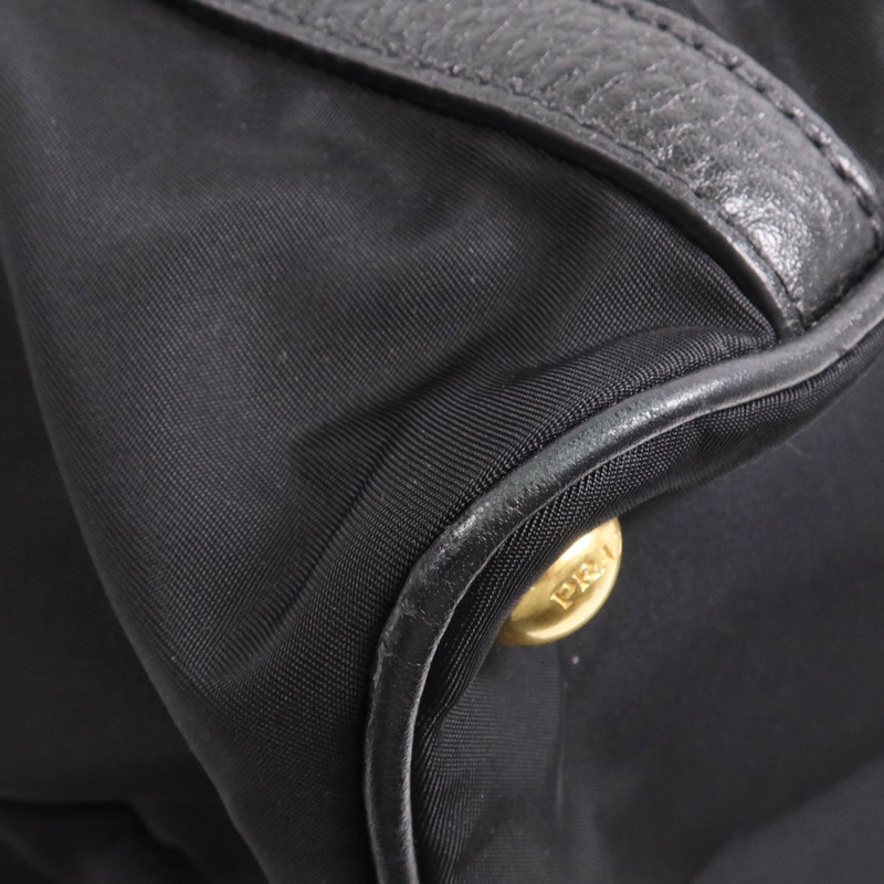 PRADA 尼龍2 Way Shoulder Bag金扣手挽肩背兩用袋-9