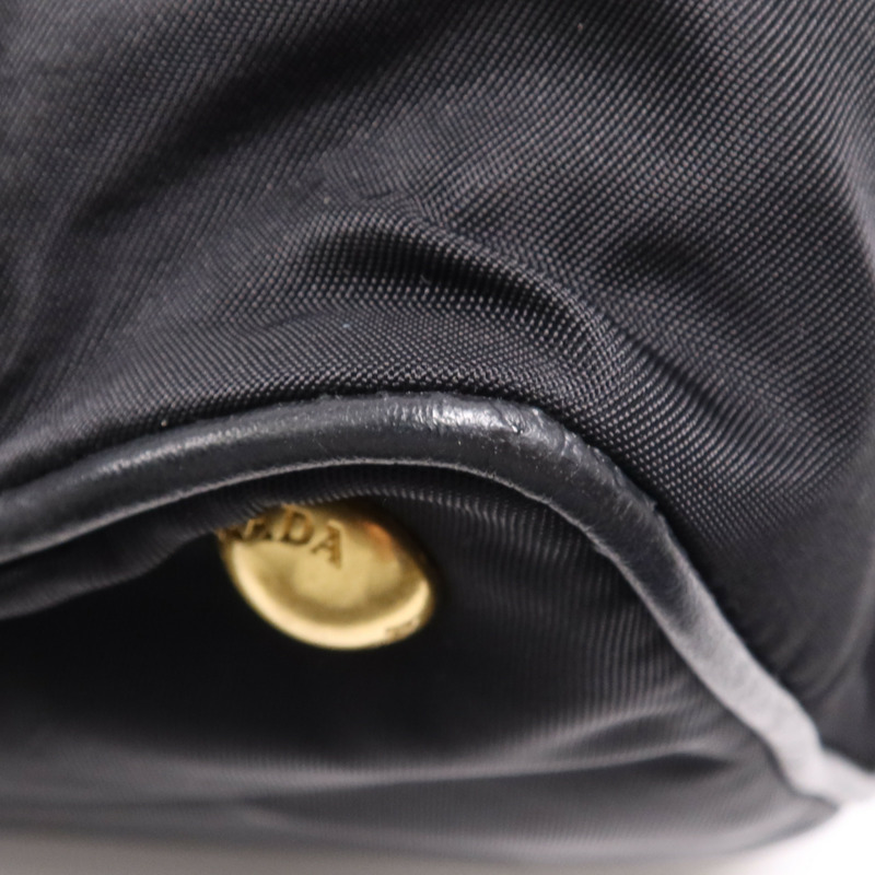 PRADA 尼龍2 Way Shoulder Bag金扣手挽肩背兩用袋-10