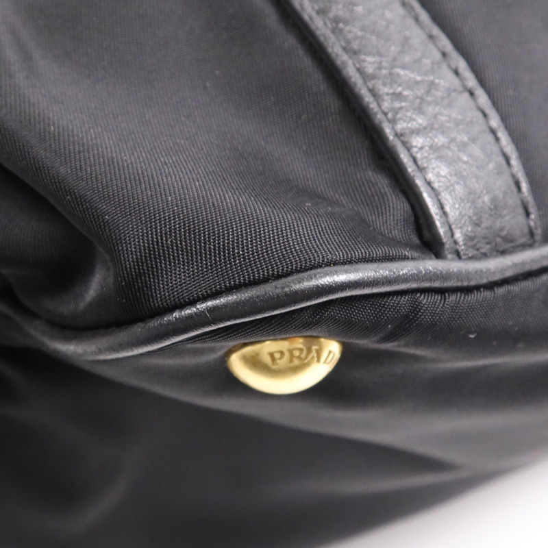 PRADA 尼龍2 Way Shoulder Bag金扣手挽肩背兩用袋-11