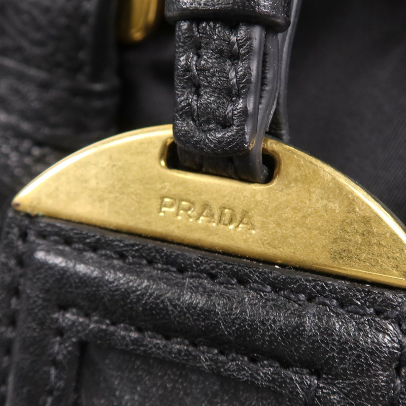 PRADA 尼龍2 Way Shoulder Bag金扣手挽肩背兩用袋-14