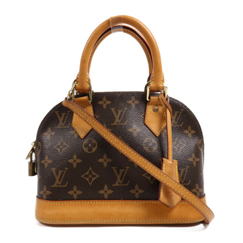 LOUIS VUITTON Monogram Alma BB金扣手挽肩背兩用袋