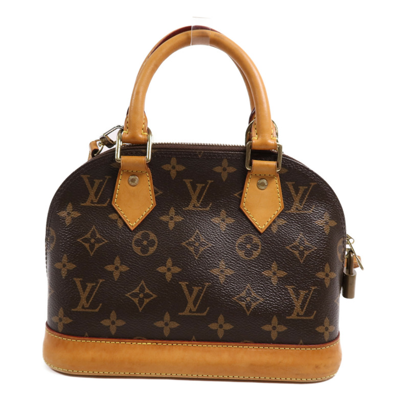 LOUIS VUITTON Monogram Alma BB金扣手挽肩背兩用袋-1