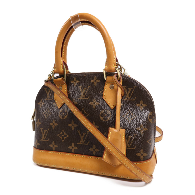 LOUIS VUITTON Monogram Alma BB金扣手挽肩背兩用袋-2