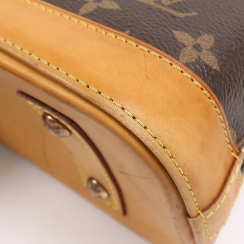 LOUIS VUITTON Monogram Alma BB金扣手挽肩背兩用袋-5