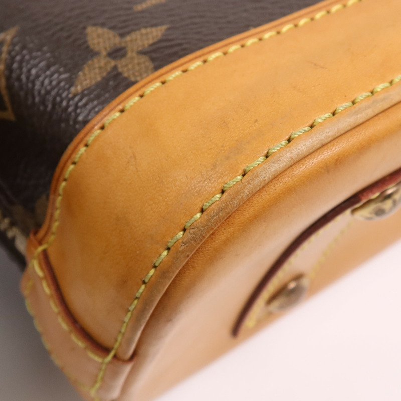 LOUIS VUITTON Monogram Alma BB金扣手挽肩背兩用袋-6