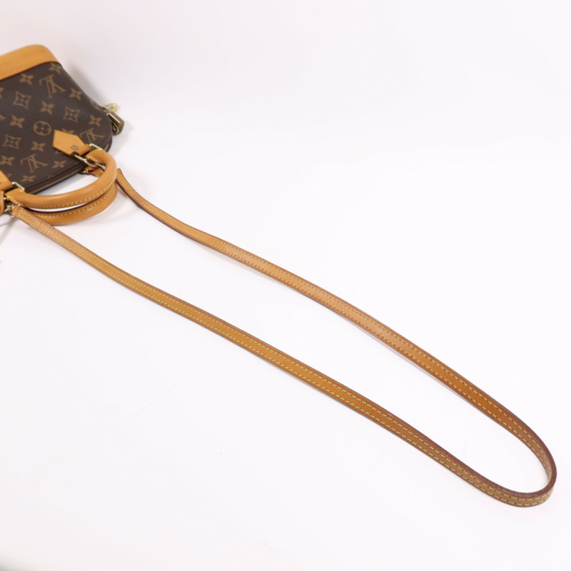 LOUIS VUITTON Monogram Alma BB金扣手挽肩背兩用袋-9