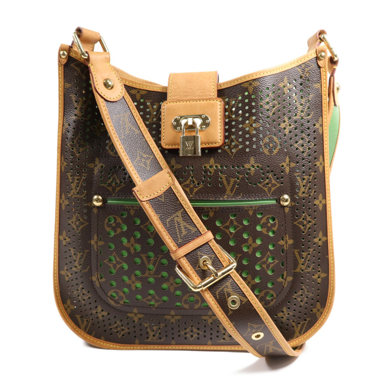 LOUIS VUITTON Monogram Perfo Musette金扣肩背袋-0
