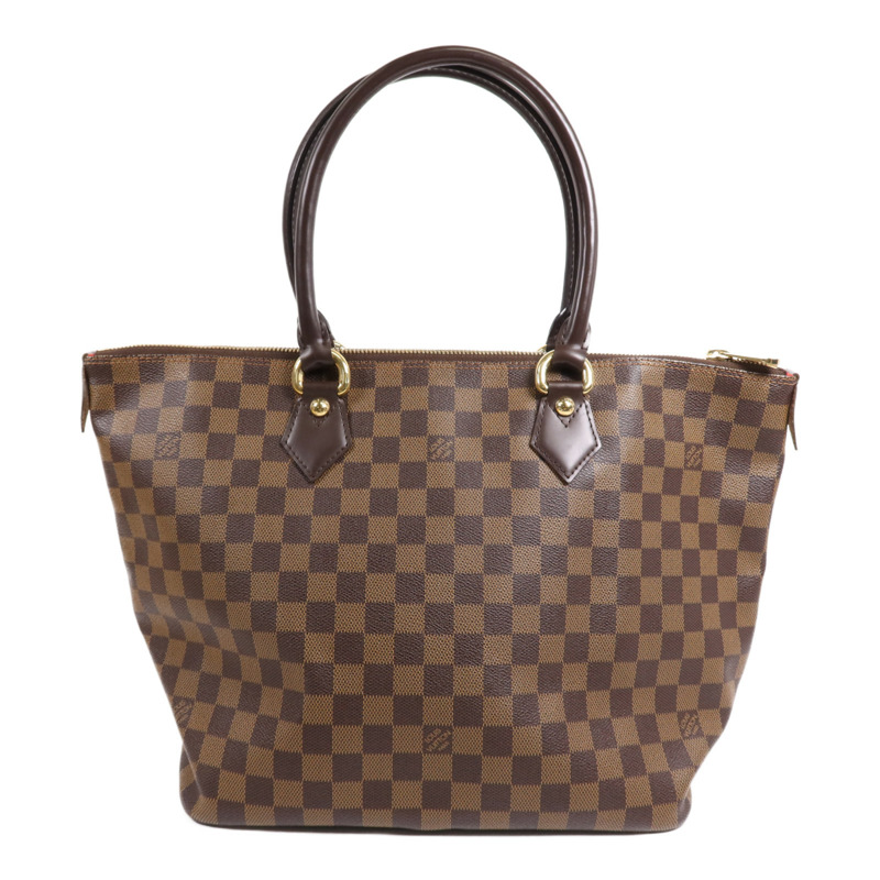 LOUIS VUITTON Damier Saleya MM金扣肩背袋/手挽袋-1
