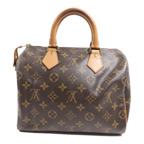 LOUIS VUITTON Monogram Speedy 25金扣手挽袋