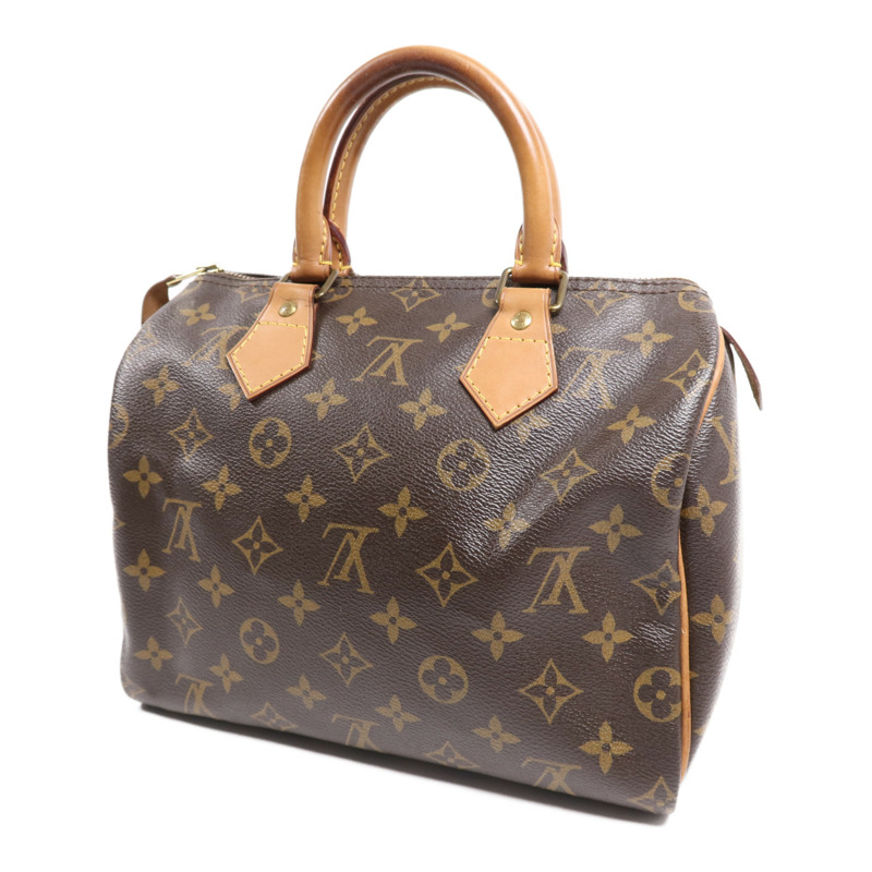 LOUIS VUITTON Monogram Speedy 25金扣手挽袋-2