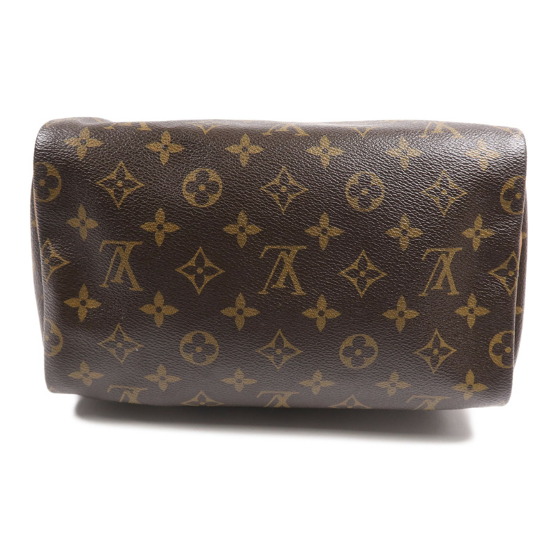 LOUIS VUITTON Monogram Speedy 25金扣手挽袋-3