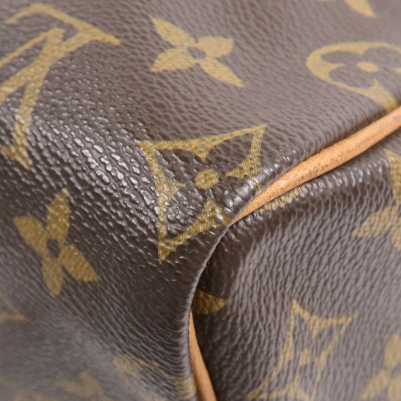 LOUIS VUITTON Monogram Speedy 25金扣手挽袋-4